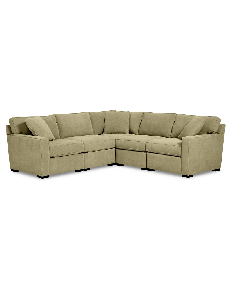 Radley Fabric 5-Pc. Sectional Sofa with Corner Piece, Created for Macy's