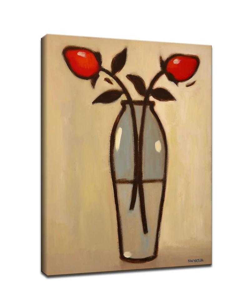 Ready2HangArt 'Conservative Rose Ii' Floral Canvas Wall Art - 30" x 20"