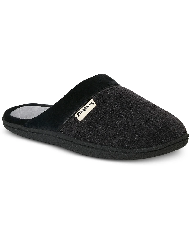 Dearfoams Womens Samantha Chenille Scuff House Slipper