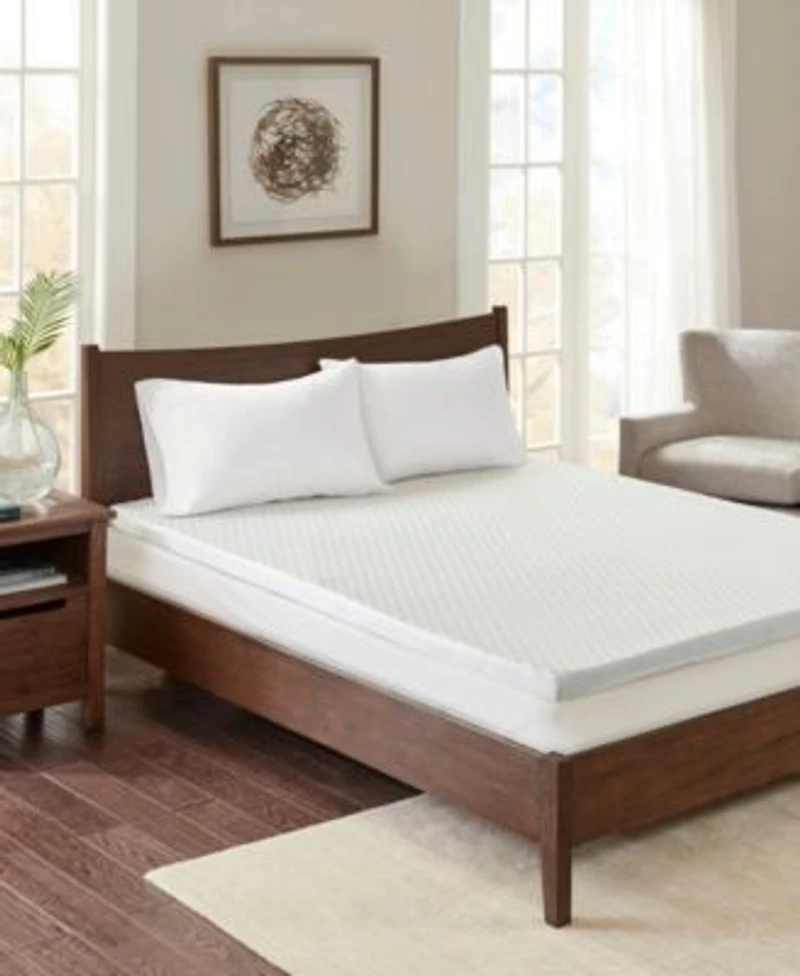Sleep Philosophy 2 Gel Memory Foam Cooling Cover Mattress Toppers
