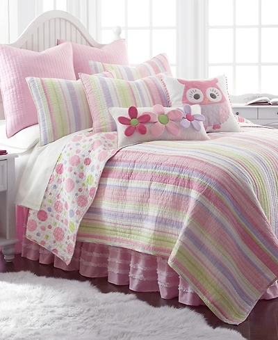 Levtex Merrill Stripe 3-Pc. Quilt Set, Full/Queen