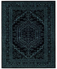 Safavieh Adirondack Black and Teal 8' x 10' Area Rug