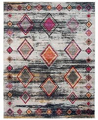 Safavieh Adirondack Light Gray and Red 8' x 10' Area Rug