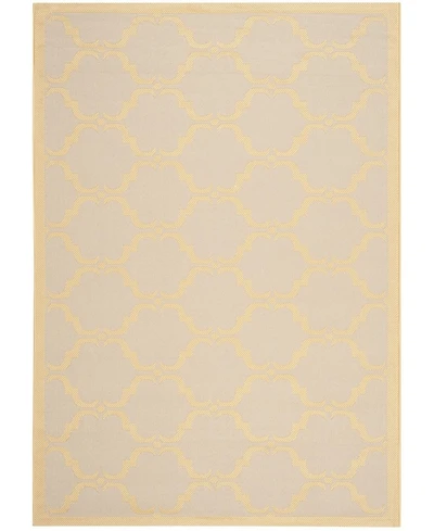 Safavieh Courtyard CY6009 Beige and Yellow 5'3" x 7'7" Sisal Weave Outdoor Area Rug