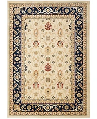 Safavieh Courtyard CY7208 Creme and Brown 5'3" x 7'7" Sisal Weave Outdoor Area Rug