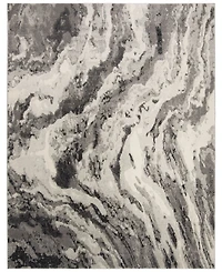 Safavieh Evoke EVK285 Ivory and Gray 8' x 10' Area Rug