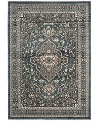 Safavieh Lyndhurst LNH338 Teal and Gray 5'3" x 7'6" Area Rug