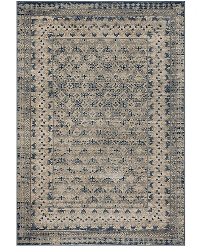 Safavieh Brentwood BNT899 Light Gray and Blue 5'3" x 7'6" Area Rug