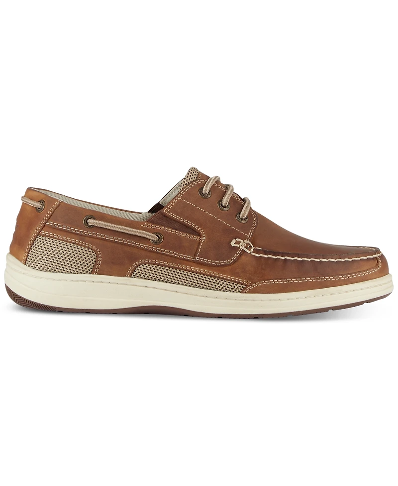 Dockers Men's Beacon Leather Casual Boat Shoe with NeverWet