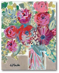 Courtside Market Blooming in The Window Sill Gallery-Wrapped Canvas Wall Art - 16" x 20"