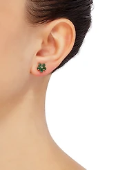Sapphire (1-3/4 ct. t.w.) & Diamond Accent Stud Earrings 14k Gold (Also Available Emerald Ruby)
