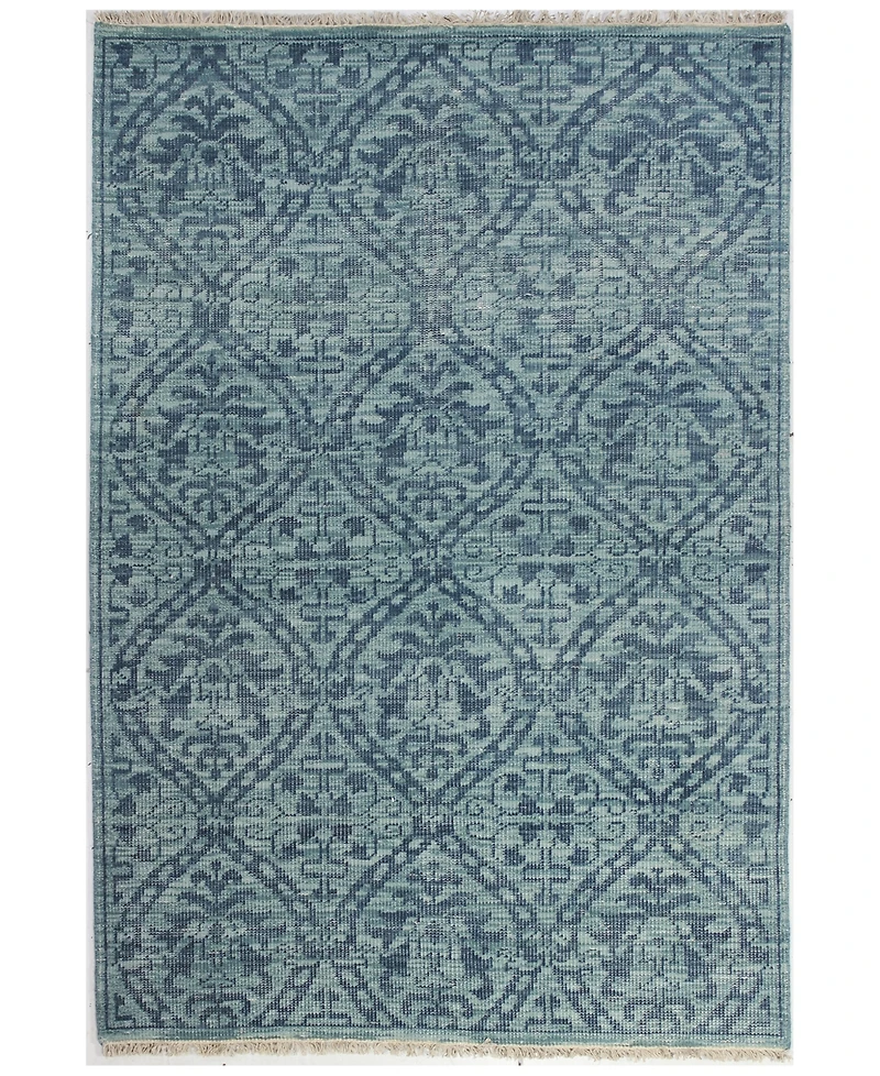 Bashian Carah Crh-107 Teal 5' x 7'6" Area Rug