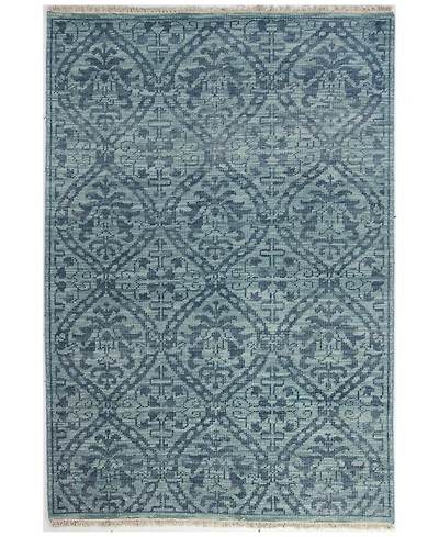 Bashian Carah Crh-107 Teal 5' x 7'6" Area Rug