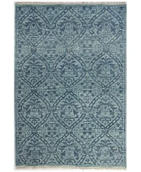 Bashian Carah Crh 107 Teal Area Rug