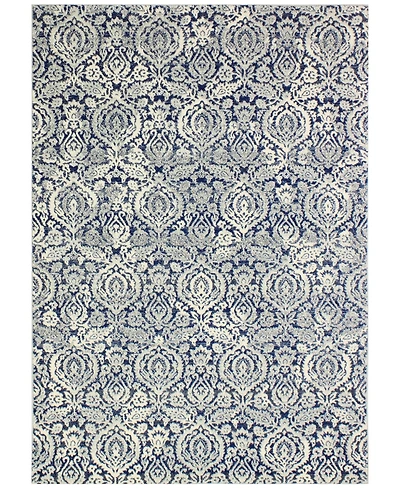 Closeout! Bashian Medley 5440A Dark Blue 5' x 7'6" Area Rug