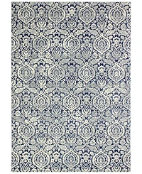 Closeout! Bashian Medley 5440A Dark Blue 5' x 7'6" Area Rug