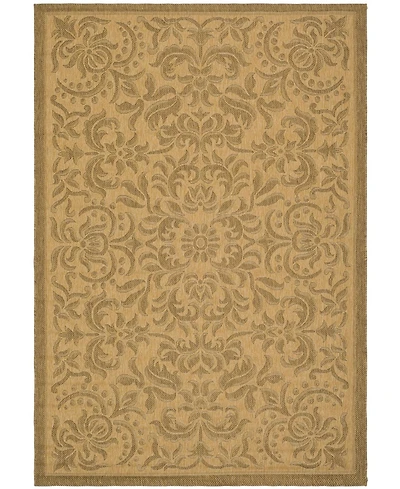 Safavieh Courtyard CY6634 Natural and Gold 8' x 11' Outdoor Area Rug