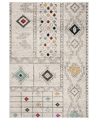 Safavieh Adirondack 206 Light Gray and Aqua 9' x 12' Sisal Weave Area Rug