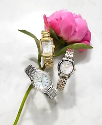 Bulova Women's Sutton Diamond (1/10 ct. t.w.) Stainless Steel Bracelet Watch 32.5mm