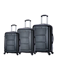 InUSA Pilot 3-Pc. Lightweight Hardside Spinner Luggage Set