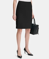 Calvin Klein Women's Scuba Crepe Pencil Skirt, Regular & Petite