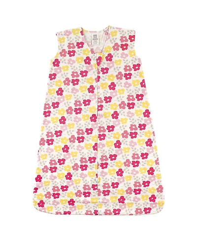 Luvable Friends Baby Girls Sleeveless Jersey Cotton Sleeping Bag, Sack, Blanket