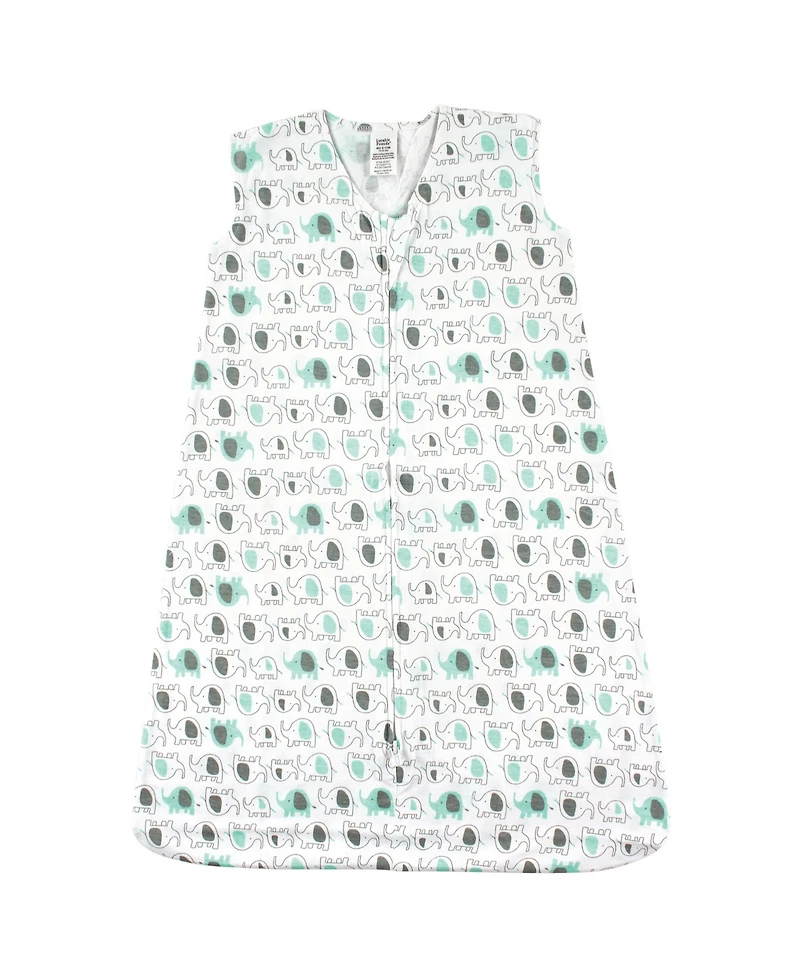 Luvable Friends Baby Boys Unisex Sleeveless Jersey Cotton Sleep Sack & Multi-Use Blanket