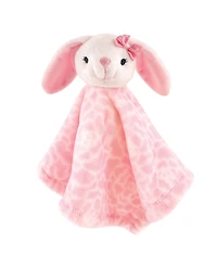 Hudson Baby Girls Animal Face Security Blanket