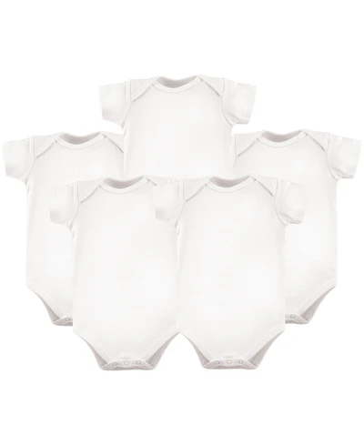 Hudson Baby Boys Unisex Five-Piece Set of Cotton All-in-One Bodysuits
