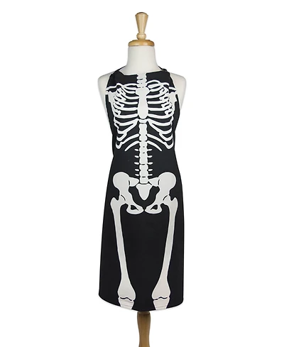 Skeleton Print Chef Apron