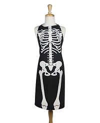 Skeleton Print Chef Apron