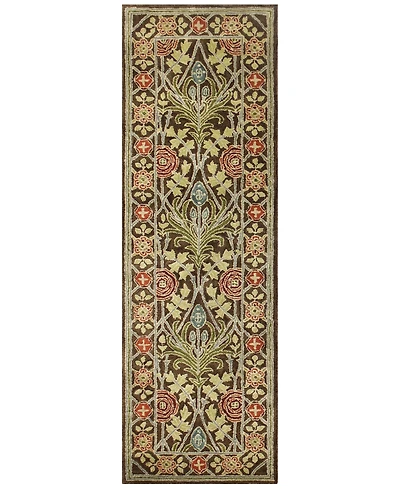 Bashian Dijay Djy-102 Chocolate 2'6" x 8' Runner Area Rug
