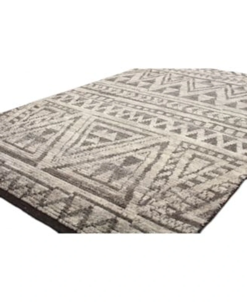 Bashian Natural Wool Nat 21 Gray Area Rug