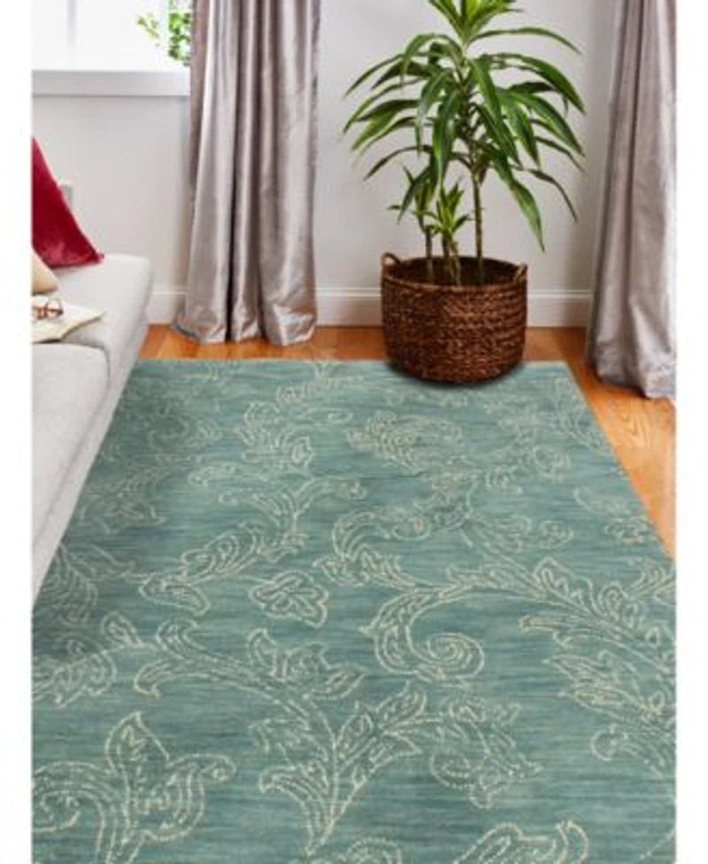 Bashian Nico Nic 142 Teal Area Rug