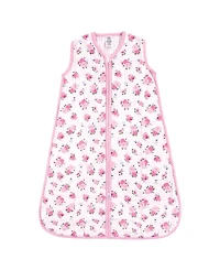 Luvable Friends Baby Girls Sleeveless Muslin Cotton Sleeping Bag, Sack, Blanket