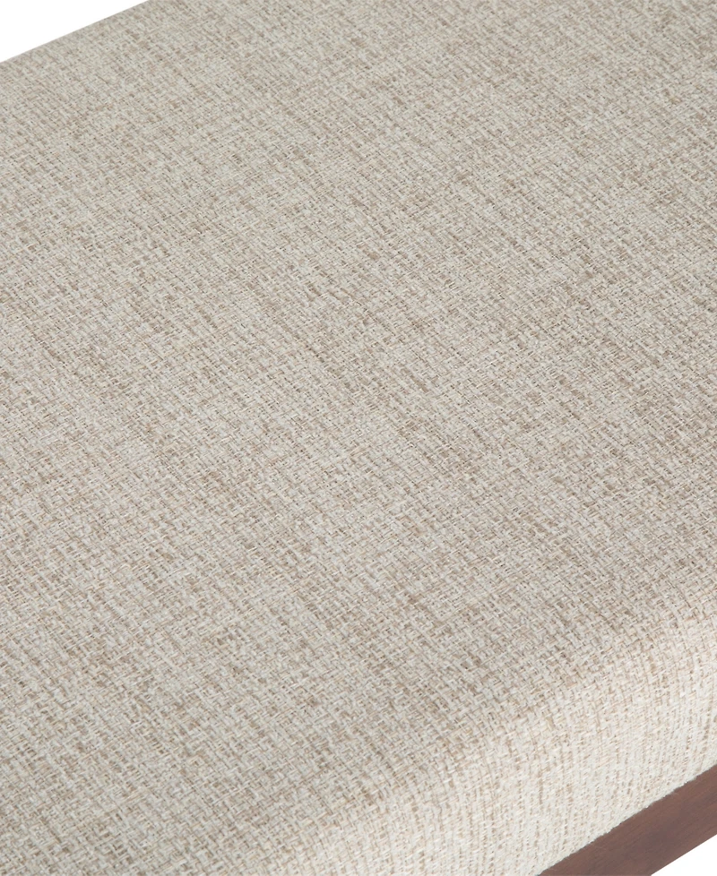 Chanelle Mid Century Modern Rectangle Ottoman Bench