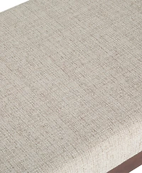 Chanelle Mid Century Modern Rectangle Ottoman Bench