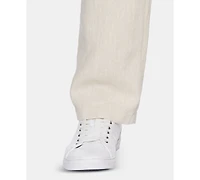 Perry Ellis Men's Regular-Fit 100% Linen Drawstring Pants
