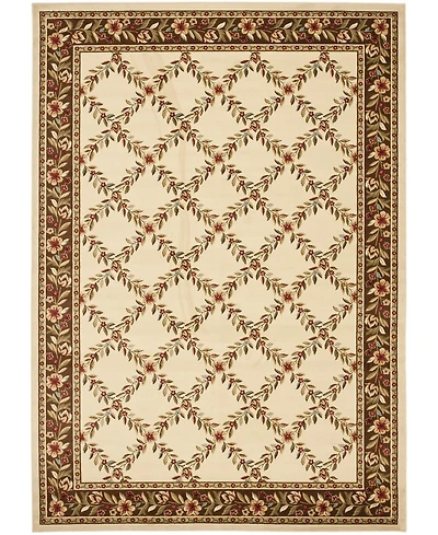 Safavieh Lyndhurst LNH557 Ivory and Brown 8' x 11' Area Rug