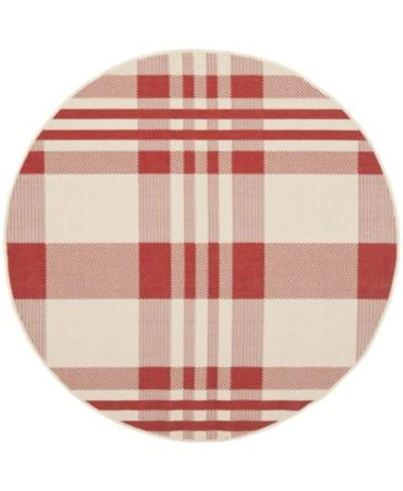 Safavieh Courtyard Cy6201 Red Bone Sisal Weave Area Rug Collection