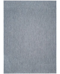 Safavieh Courtyard CY8022 Navy and Gray 8' x 11' Sisal Weave Outdoor Area Rug