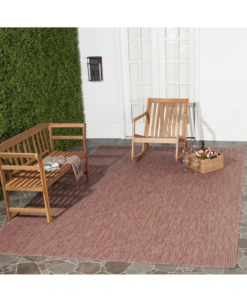 Safavieh Courtyard CY8520 Red 8' x 11' Sisal Weave Outdoor Area Rug