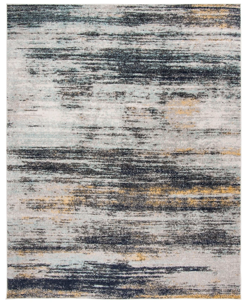Safavieh Adirondack 201 Light Gray and Black 8' x 10' Area Rug