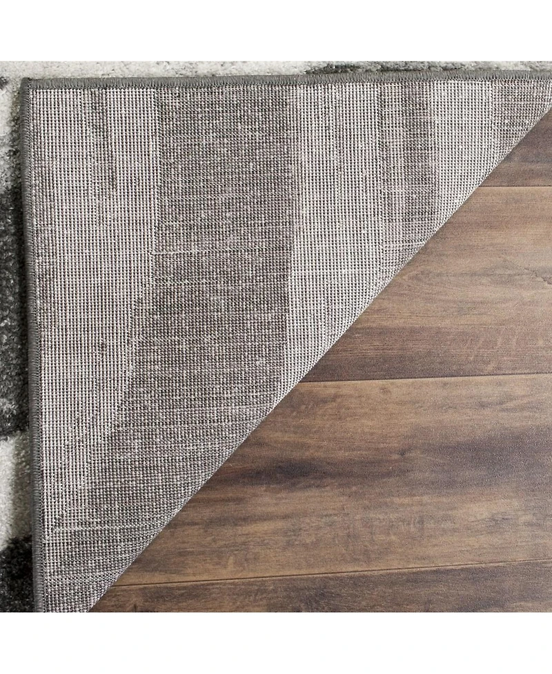Safavieh Adirondack 125 Charcoal and Ivory 5'1" x 7'6" Area Rug