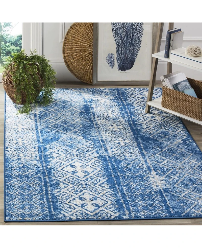 Safavieh Adirondack Silver and Blue 5'1" x 7'6" Area Rug