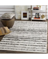 Safavieh Adirondack 126 Ivory and Charcoal 5'1" x 7'6" Area Rug