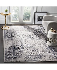 Safavieh Adirondack 109 Gray and Navy 5'1" x 7'6" Area Rug