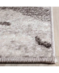 Safavieh Adirondack 121 Silver and Charcoal 5'1" x 7'6" Area Rug