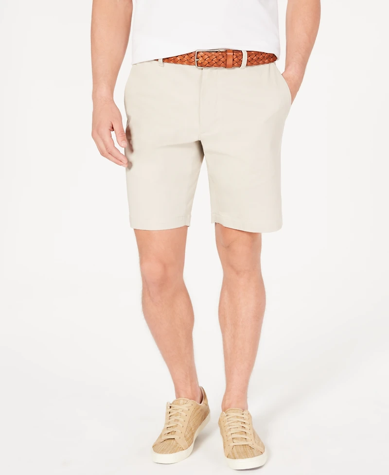 Club Room Men's Regular-Fit 9" 4-Way Stretch Shorts, Created for Macy's