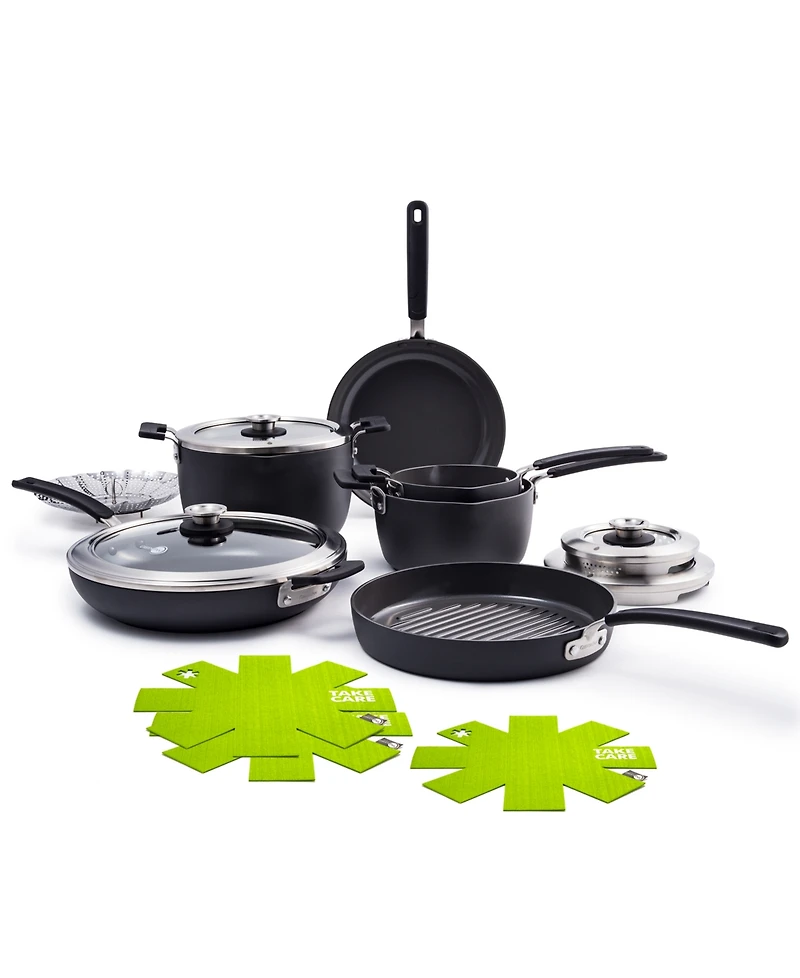 GreenPan Levels 11-Pc. Stackable Ceramic Nonstick Cookware Set